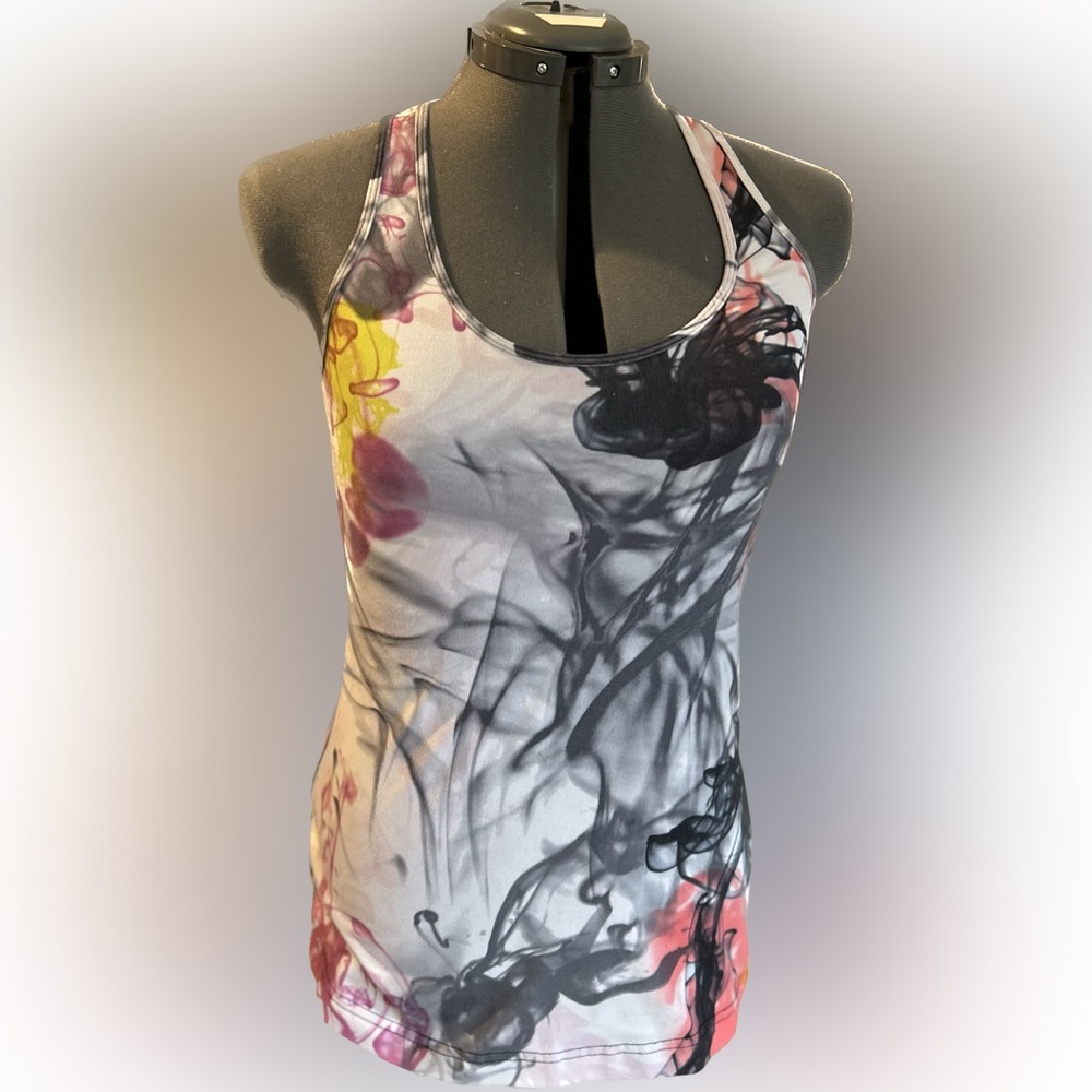 LuluLemon athletica tank size 10 long Unicorn Tears multicolor